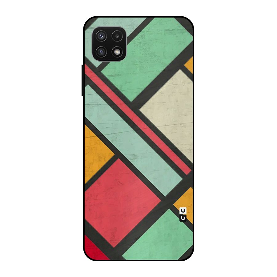 Check Colors Metal Back Case for Galaxy A22 5G