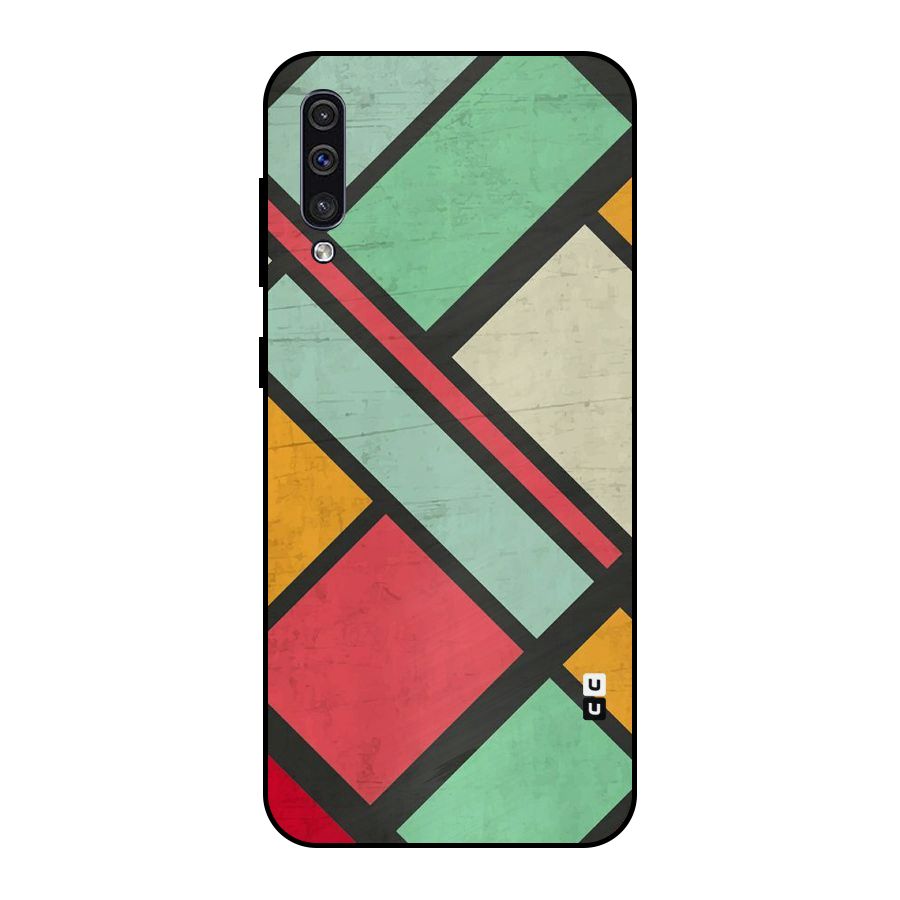 Check Colors Metal Back Case for Galaxy A50