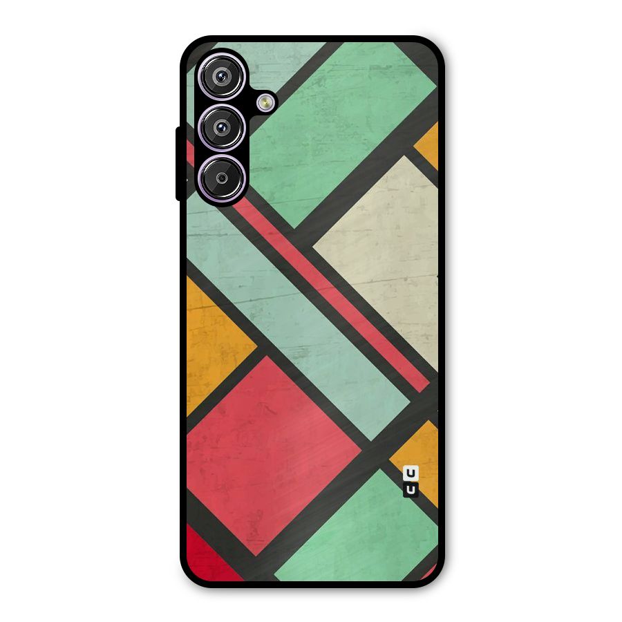 Check Colors Metal Back Case for Galaxy F15