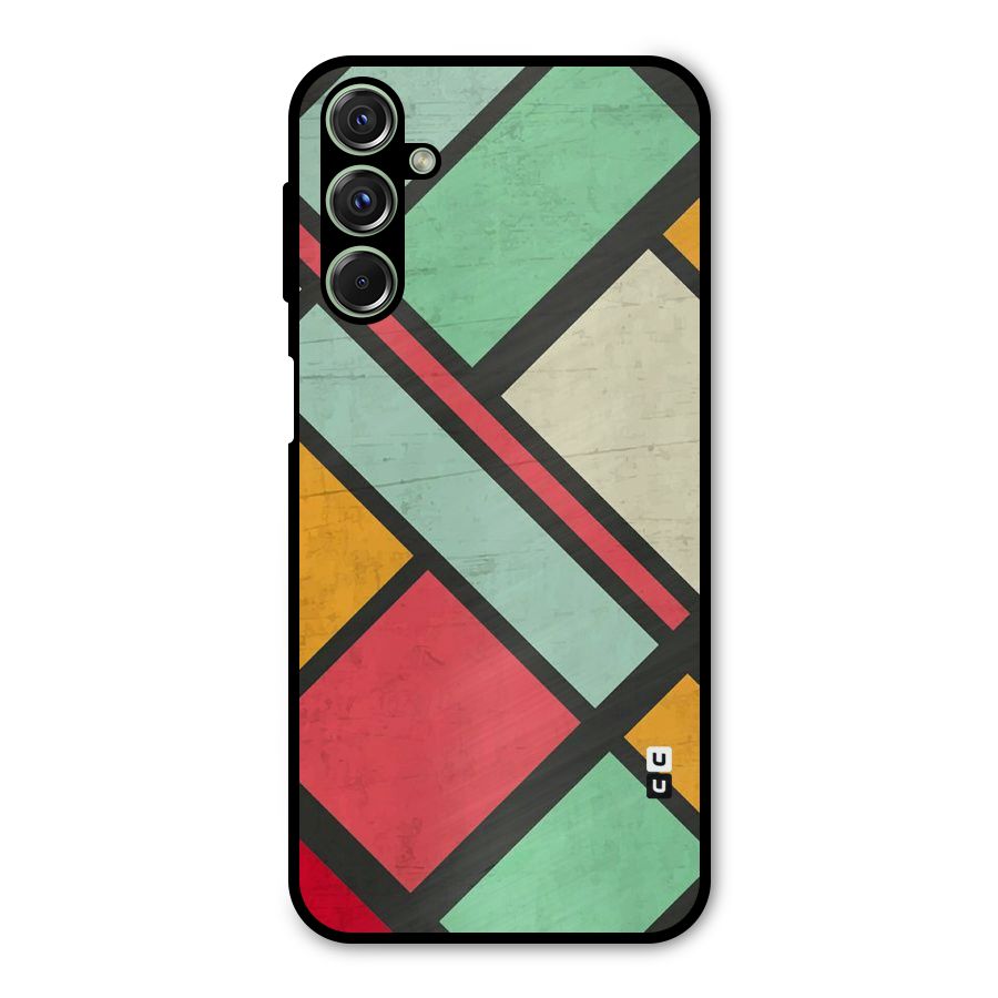 Check Colors Metal Back Case for Galaxy F34