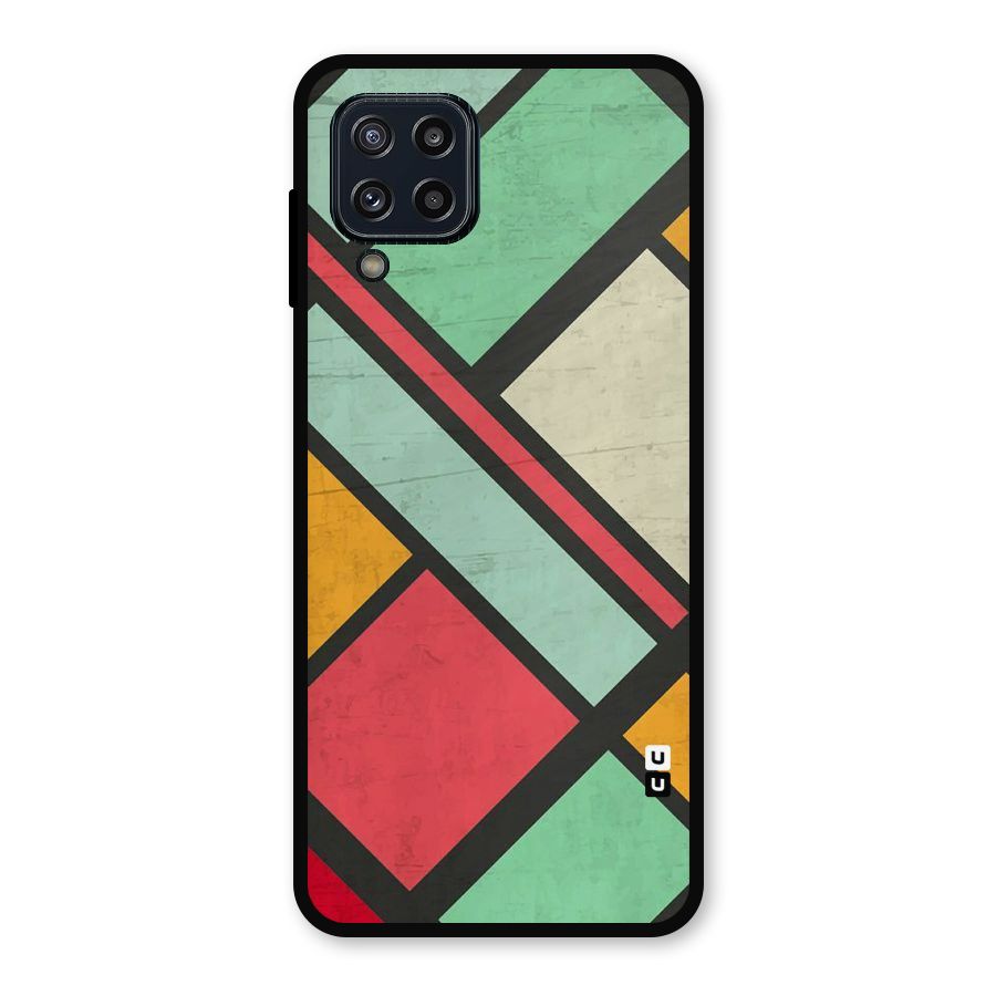 Check Colors Metal Back Case for Galaxy M32