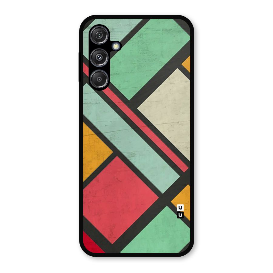 Check Colors Metal Back Case for Galaxy M34 5G