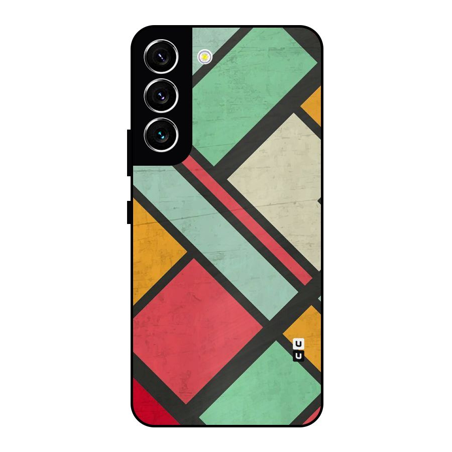 Check Colors Metal Back Case for Galaxy S22 5G