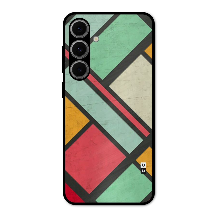 Check Colors Metal Back Case for Galaxy S24 FE