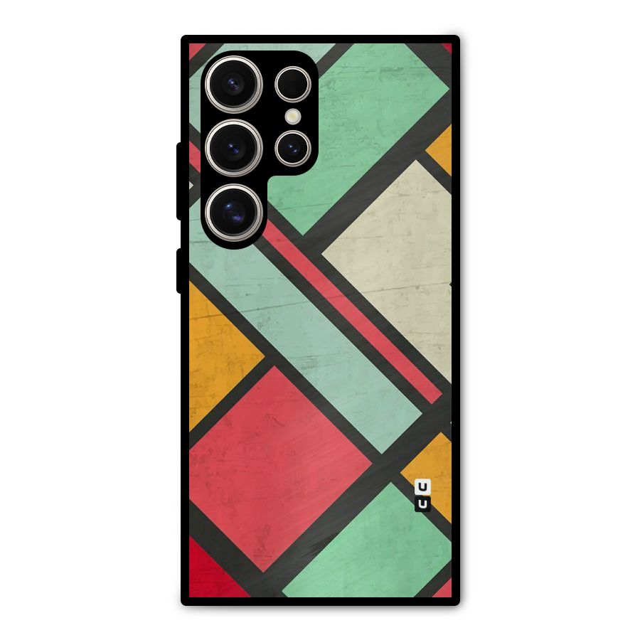 Check Colors Metal Back Case for Galaxy S24 Ultra