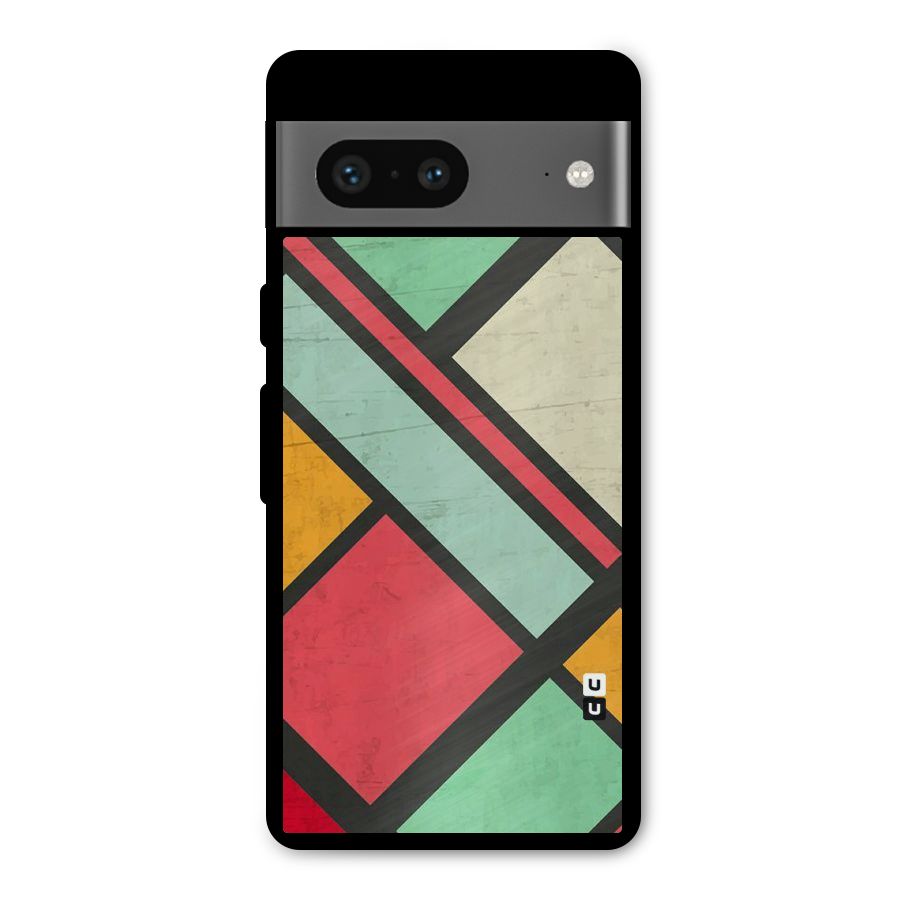 Check Colors Metal Back Case for Google Pixel 7