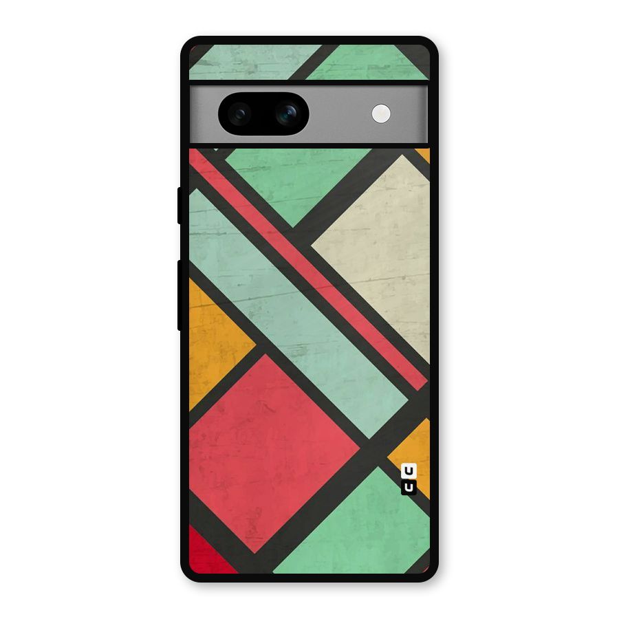 Check Colors Metal Back Case for Google Pixel 7a