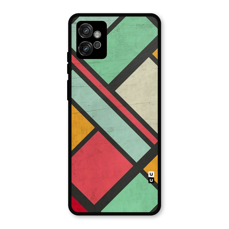 Check Colors Metal Back Case for Moto G32