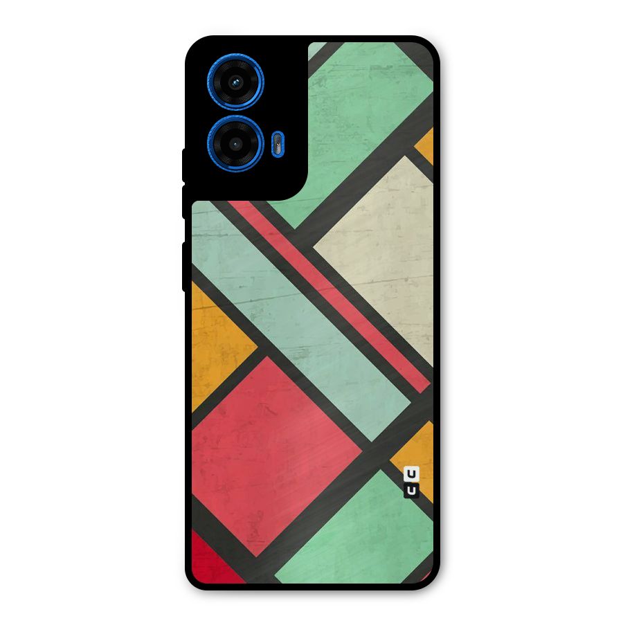 Check Colors Metal Back Case for Moto G45