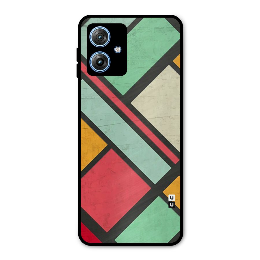 Check Colors Metal Back Case for Moto G54
