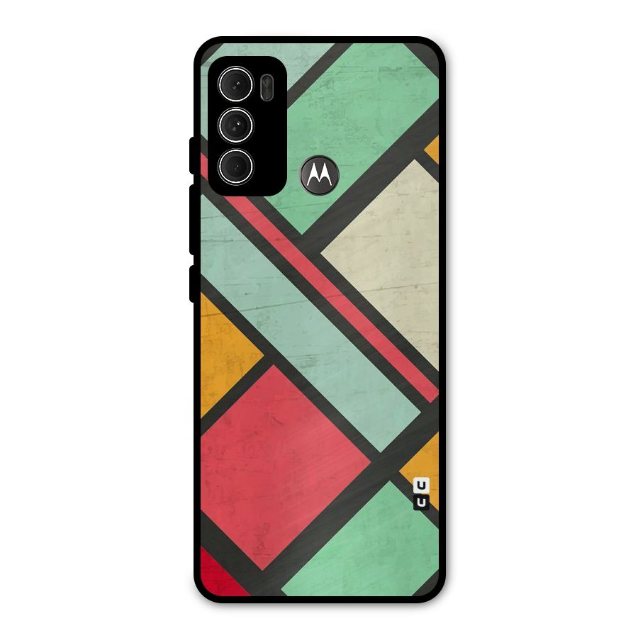 Check Colors Metal Back Case for Moto G60