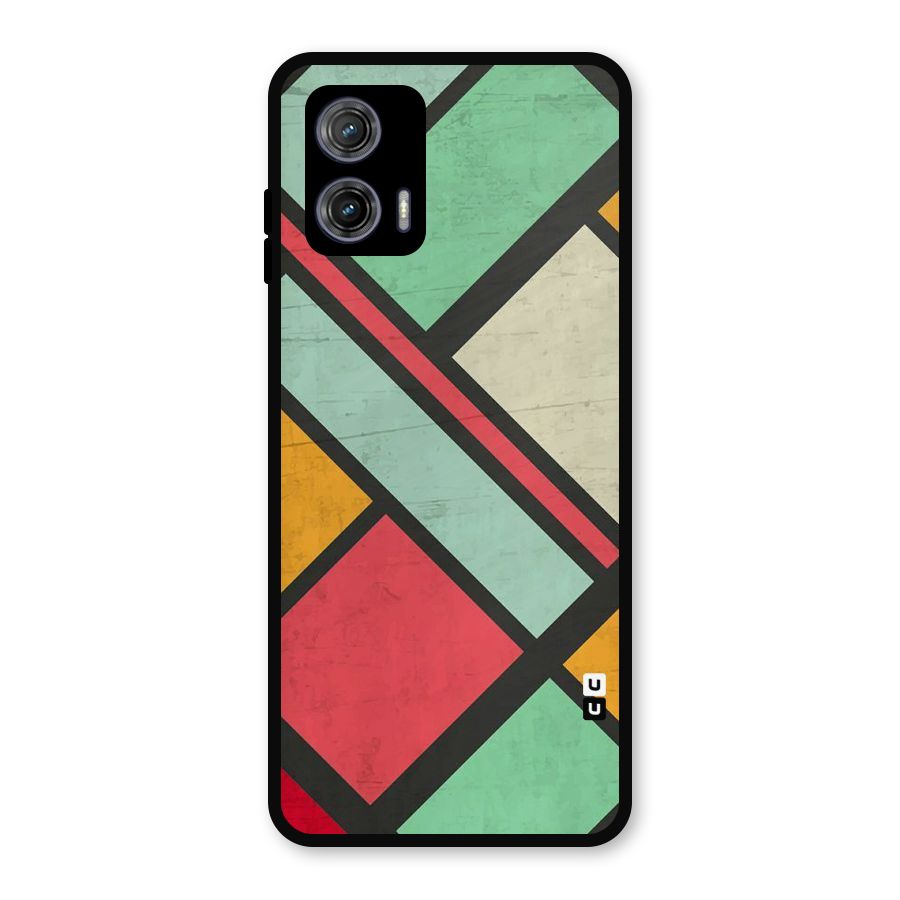Check Colors Metal Back Case for Moto G73