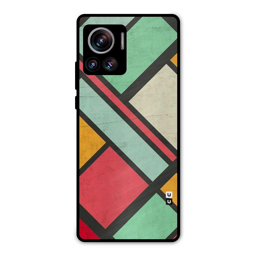 Check Colors Metal Back Case for Motorola Edge 30 Ultra