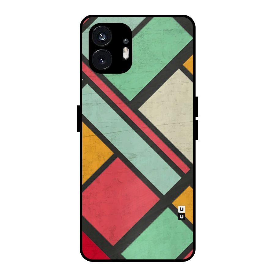 Check Colors Metal Back Case for Nothing Phone 2