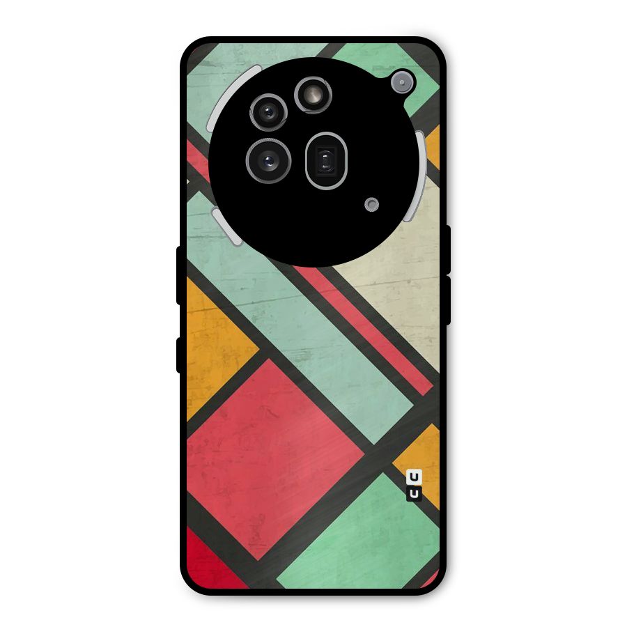 Check Colors Metal Back Case for Nothing Phone 3a Pro