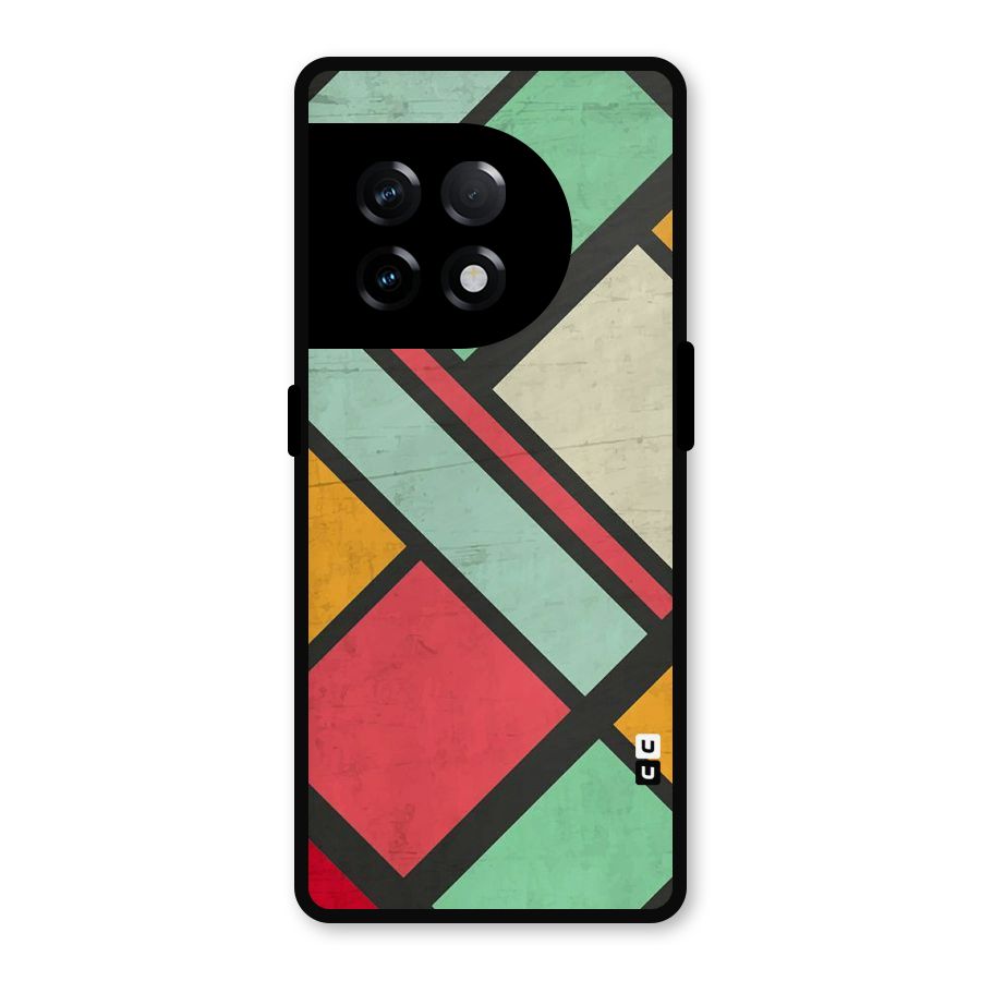 Check Colors Metal Back Case for OnePlus 11R