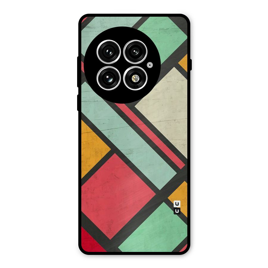 Check Colors Metal Back Case for OnePlus 13