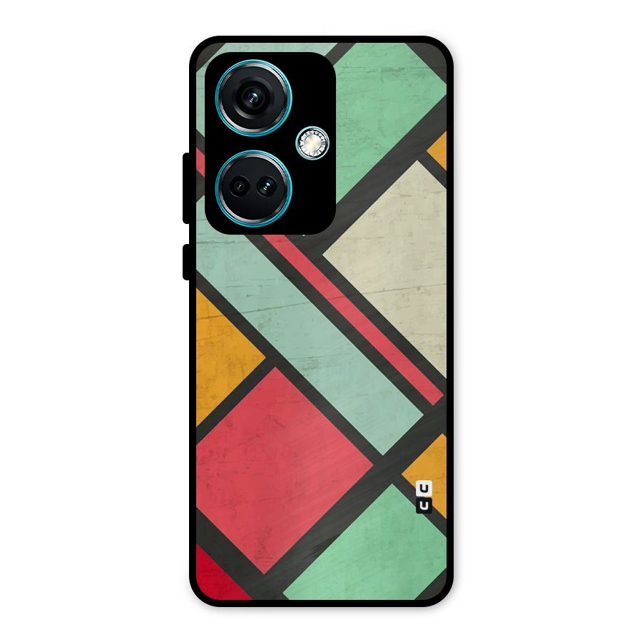 Check Colors Metal Back Case for OnePlus Nord CE 3 5G