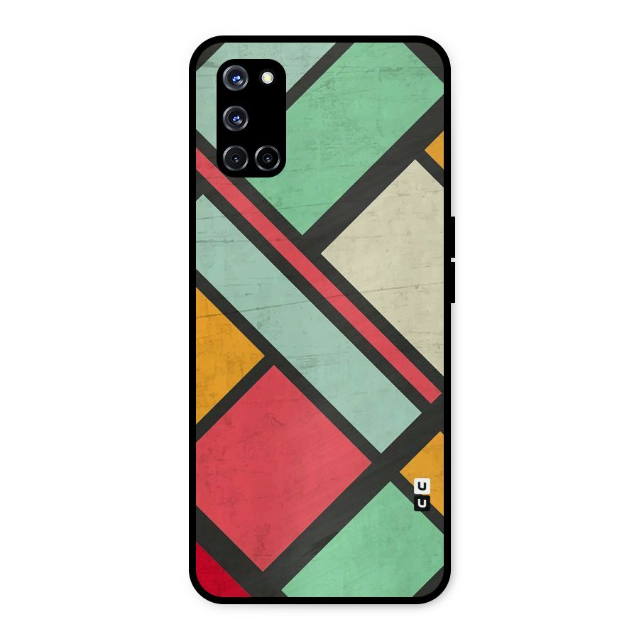 Check Colors Metal Back Case for Oppo A52