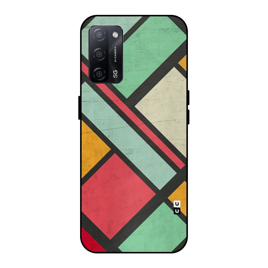 Check Colors Metal Back Case for Oppo A53s 5G