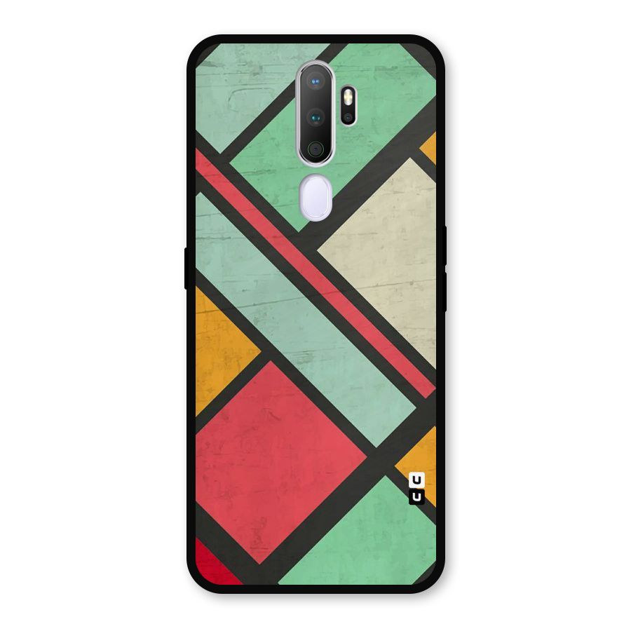 Check Colors Metal Back Case for Oppo A9 (2020)