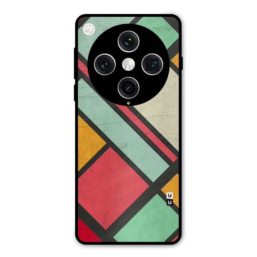 Check Colors Metal Back Case for Oppo Find X8 Pro