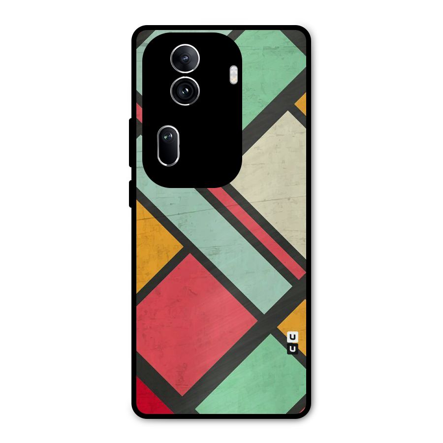 Check Colors Metal Back Case for Oppo Reno11 Pro 5G