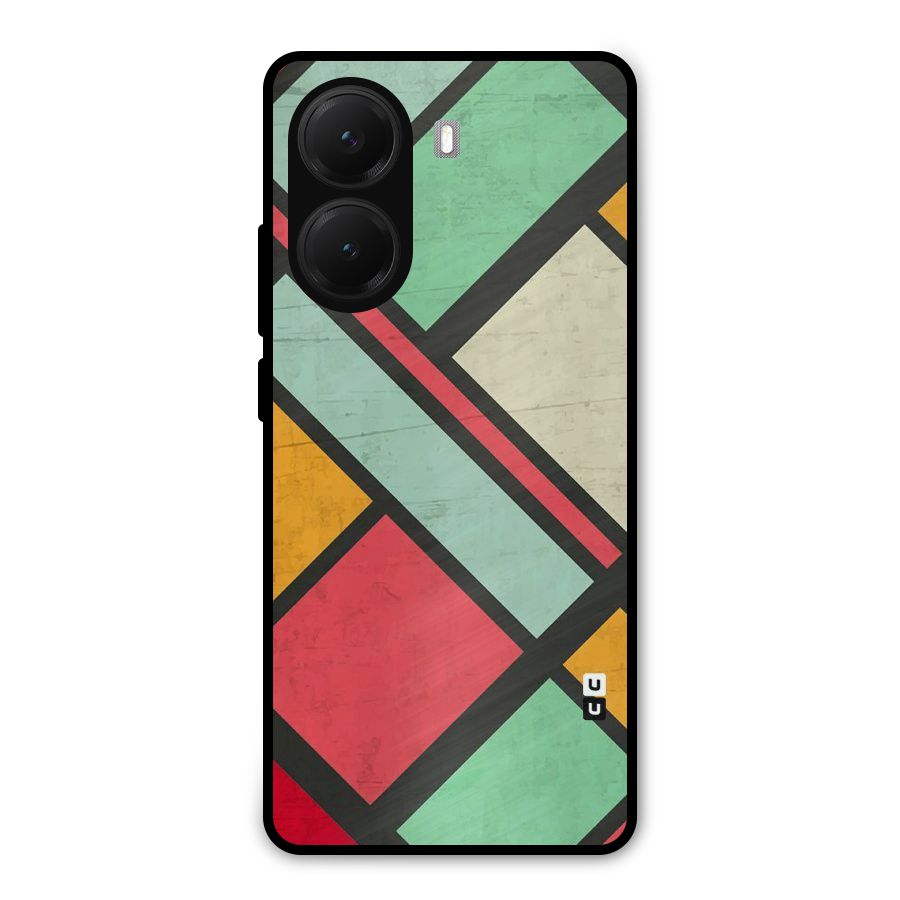 Check Colors Metal Back Case for Poco X7 Pro