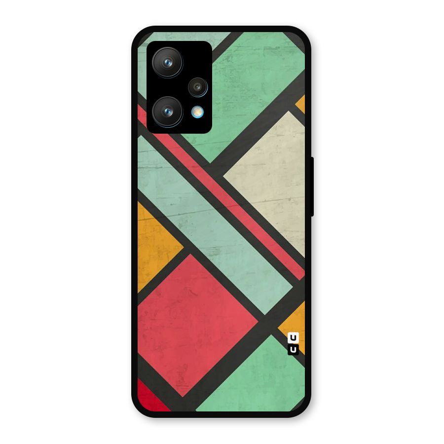 Check Colors Metal Back Case for Realme 9 Pro Plus 5G