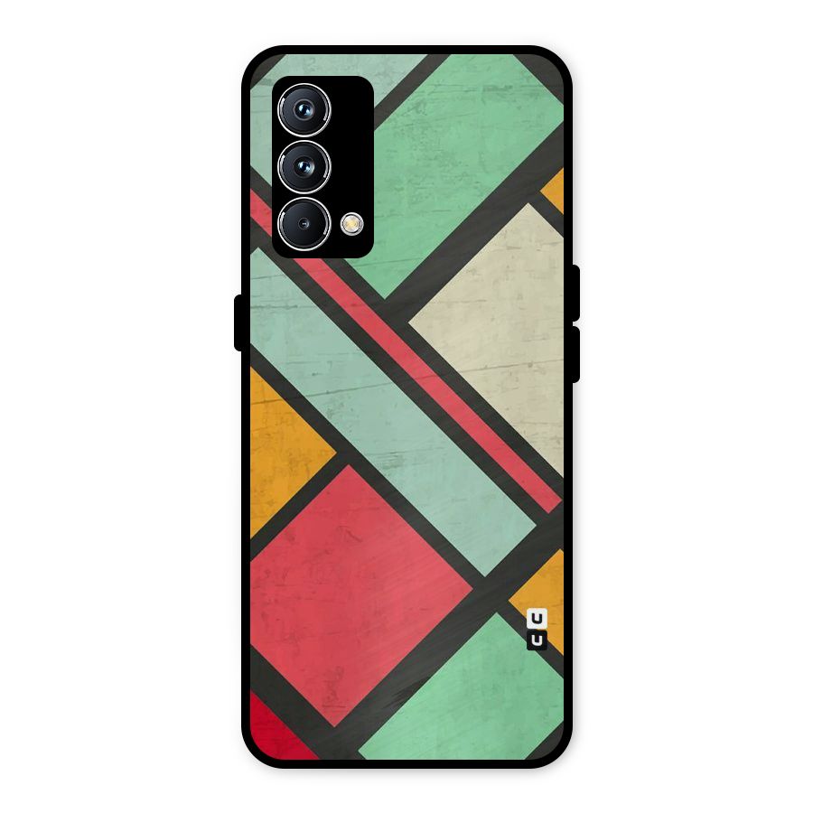 Check Colors Metal Back Case for Realme GT Master Edition