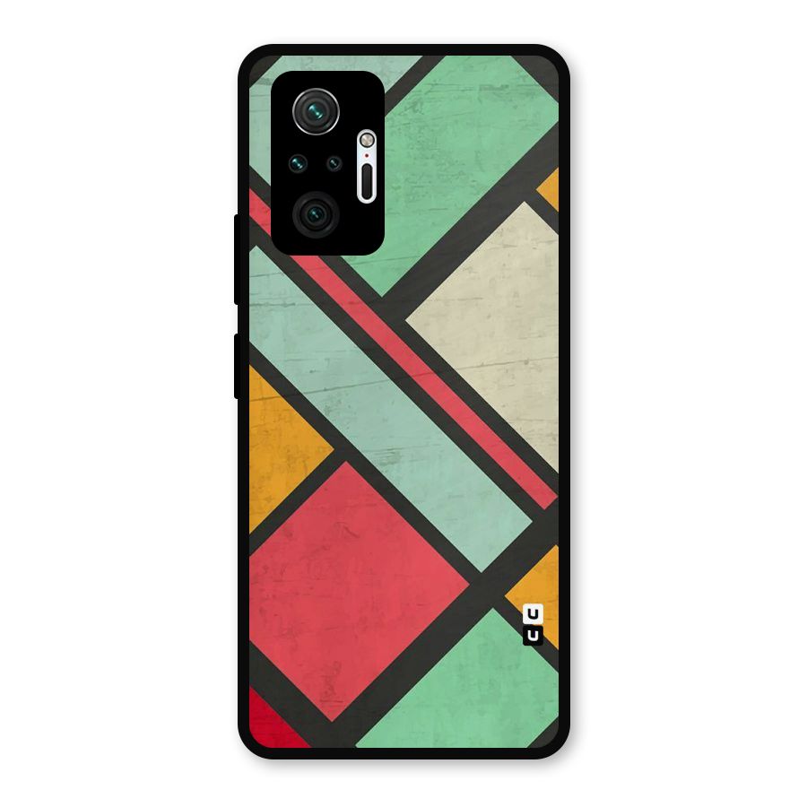 Check Colors Metal Back Case for Redmi Note 10 Pro