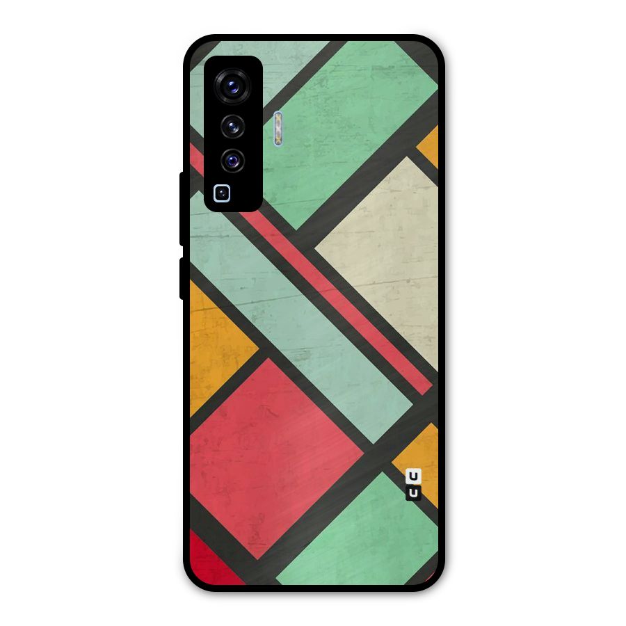 Check Colors Metal Back Case for Vivo X50