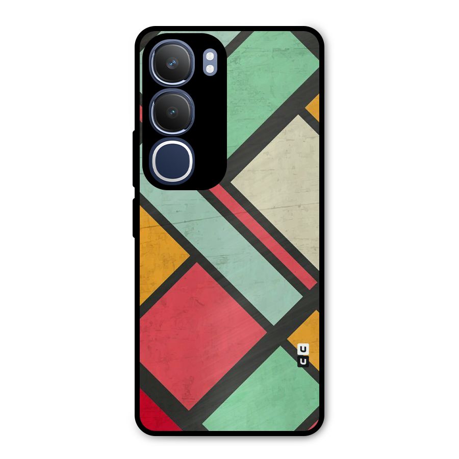 Check Colors Metal Back Case for Vivo Y29