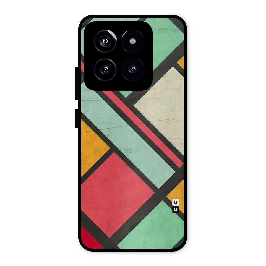 Check Colors Metal Back Case for Xiaomi 14