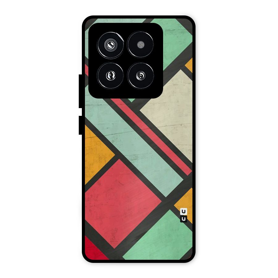 Check Colors Metal Back Case for Xiaomi 14 Pro