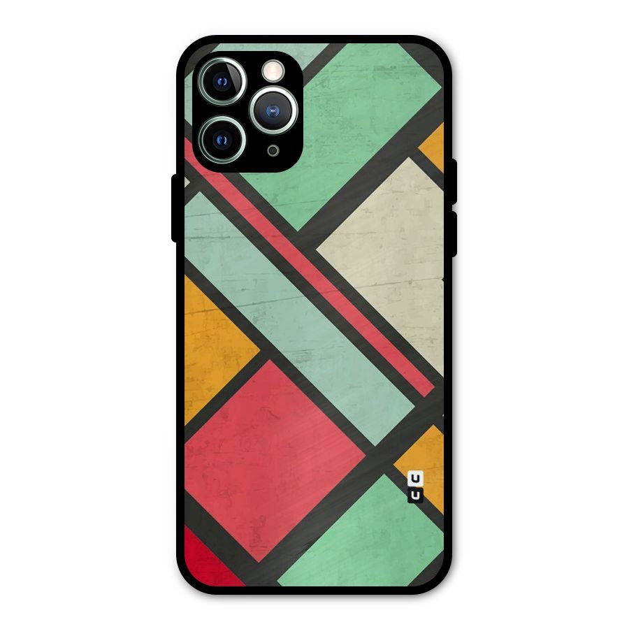 Check Colors Metal Back Case for iPhone 11 Pro Max