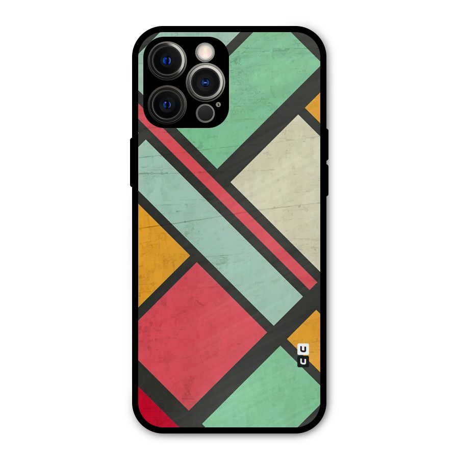 Check Colors Metal Back Case for iPhone 12 Pro Max