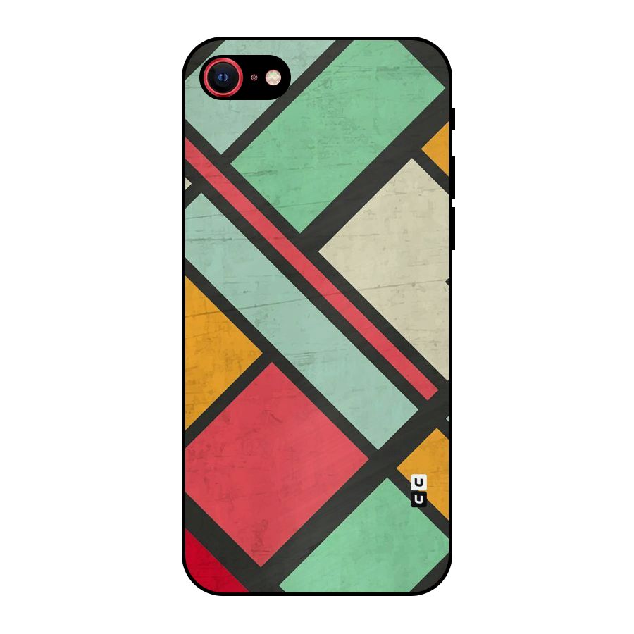 Check Colors Metal Back Case for iPhone 7