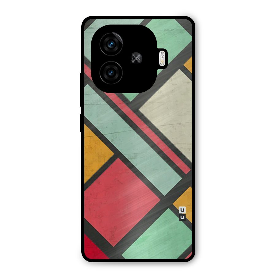 Check Colors Metal Back Case for iQOO Neo 10R