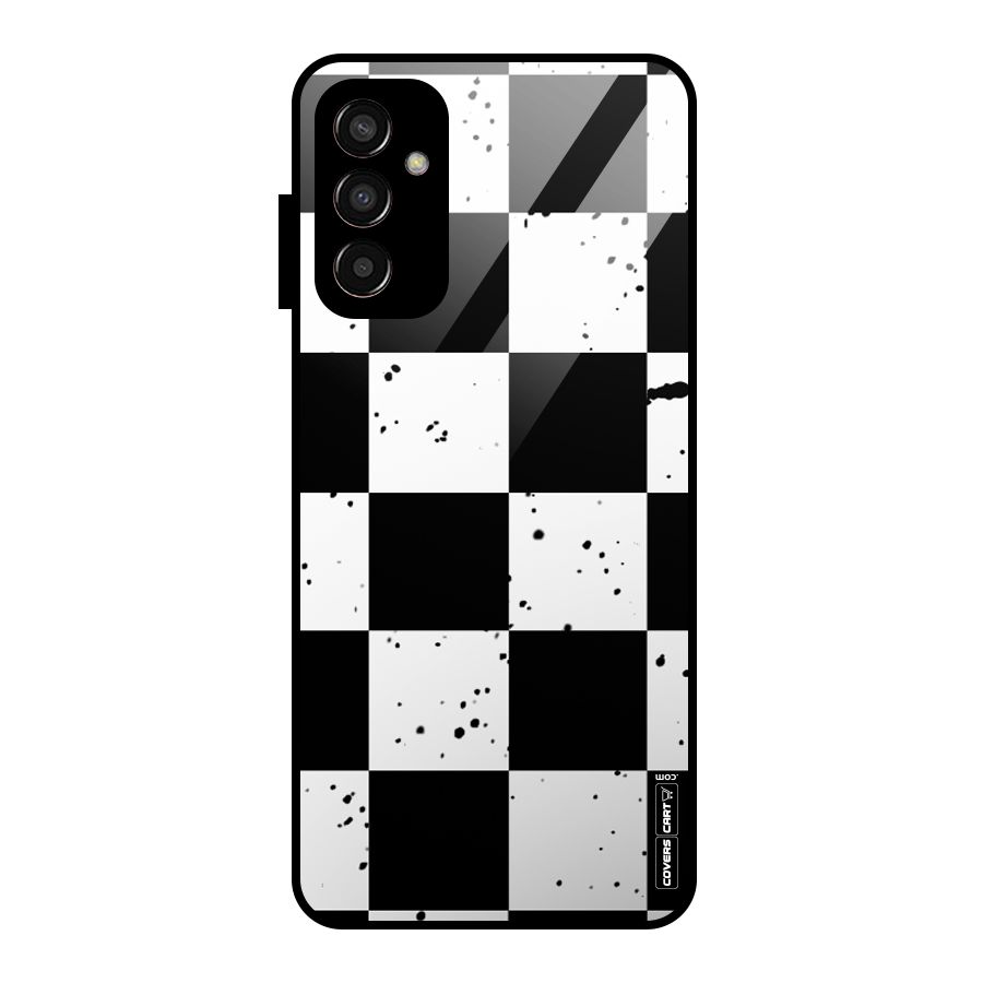 Check Mate Glass Back Case for Galaxy F13