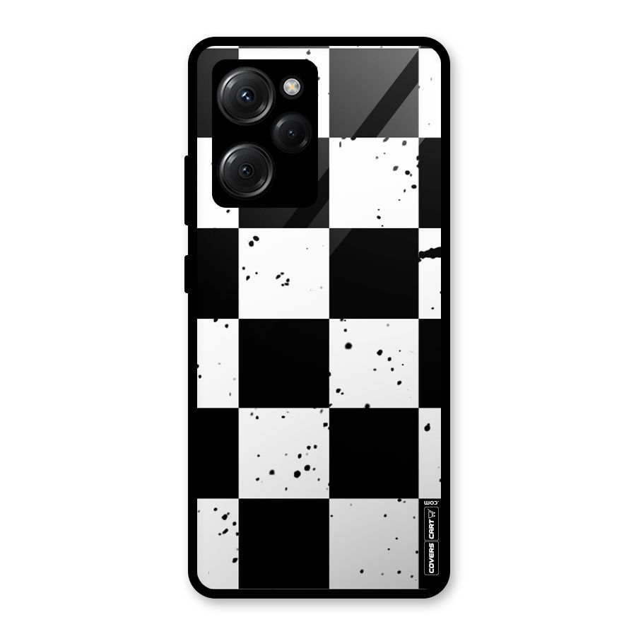Check Mate Glass Back Case for Poco X5 Pro