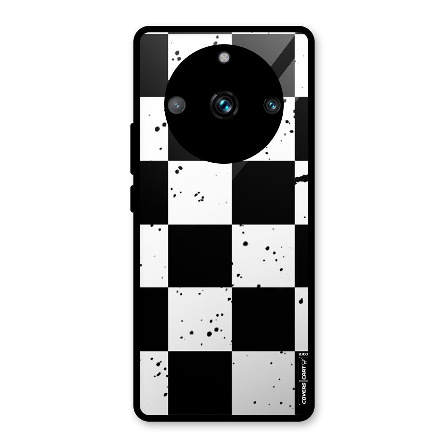 Check Mate Glass Back Case for Realme 11 Pro