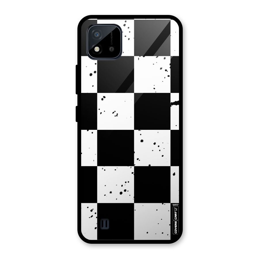 Check Mate Glass Back Case for Realme C11 2021