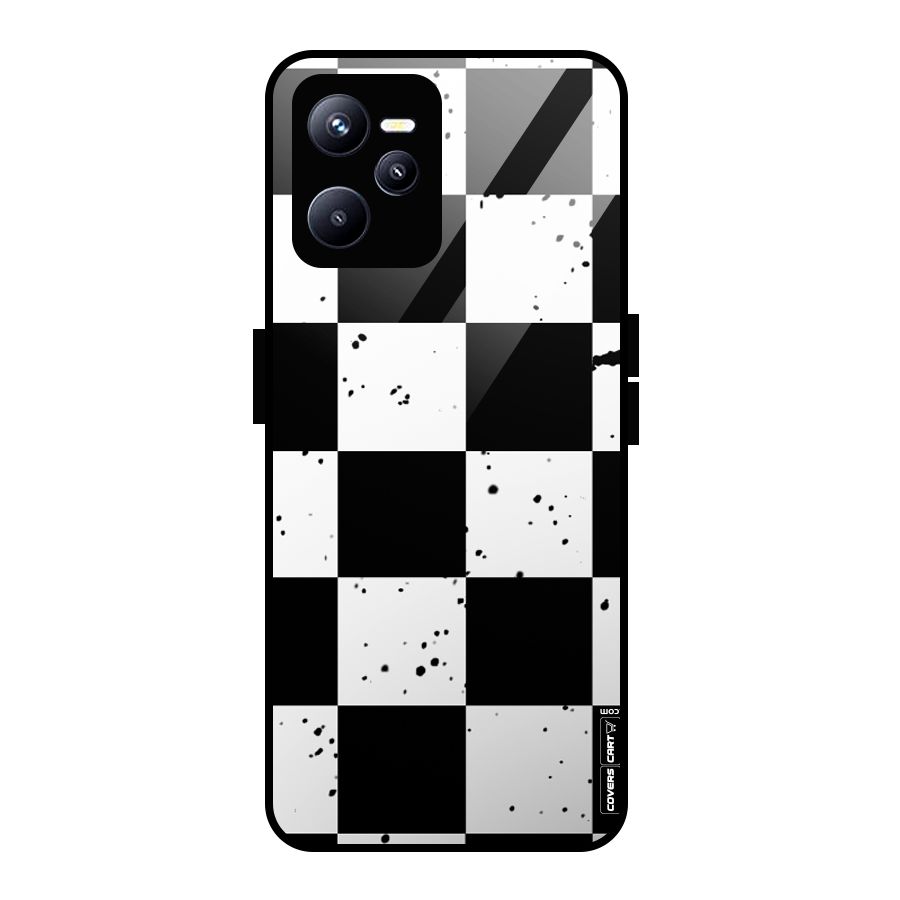 Check Mate Glass Back Case for Realme C35