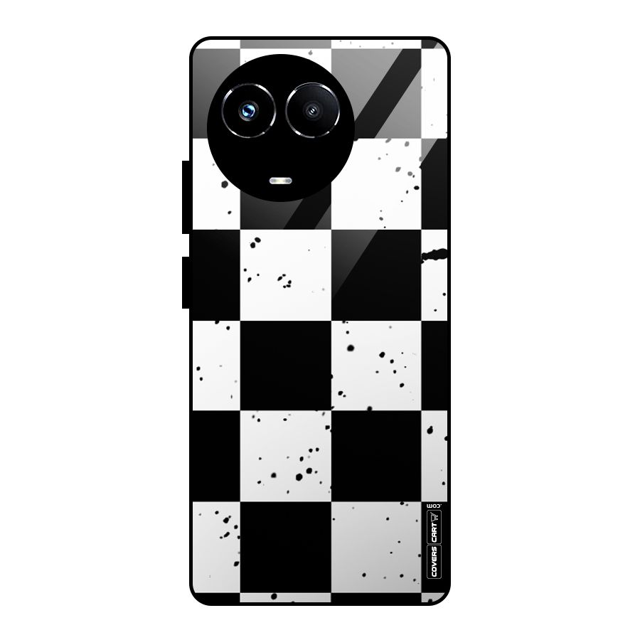 Check Mate Glass Back Case for Realme Narzo 60X