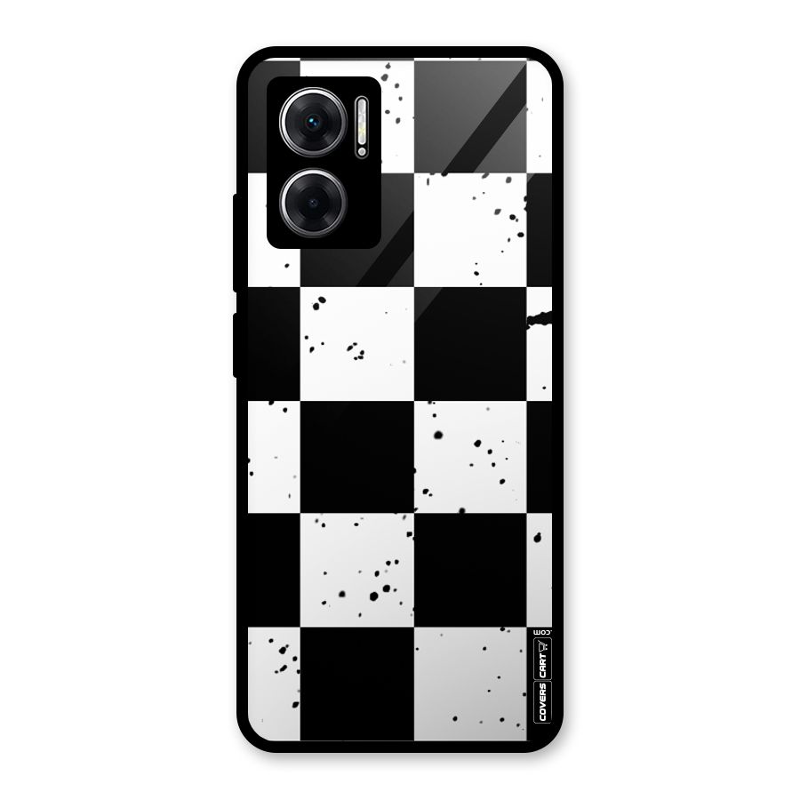 Check Mate Glass Back Case for Redmi 11 Prime 5G