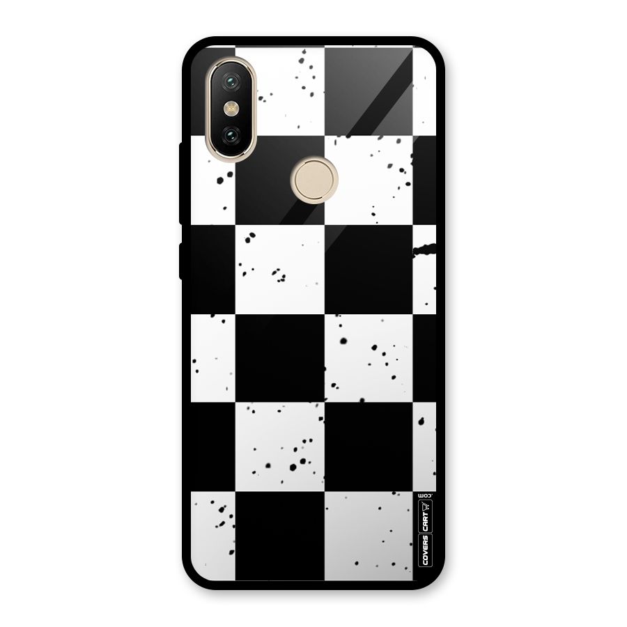 Check Mate Glass Back Case for Redmi A2