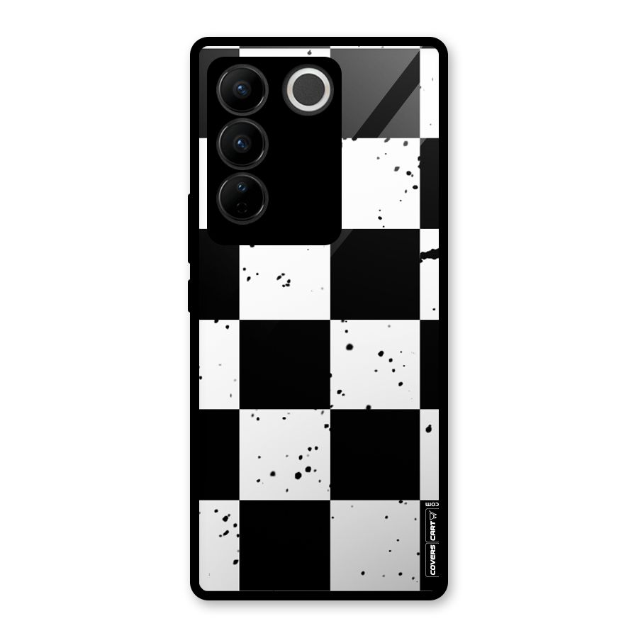 Check Mate Glass Back Case for Vivo V27