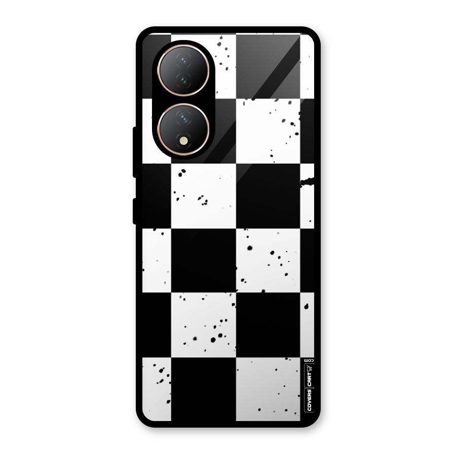 Check Mate Glass Back Case for Vivo Y100A