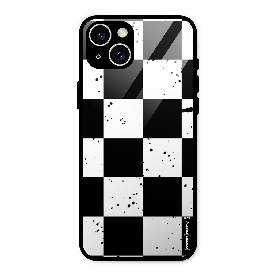 Check Mate Glass Back Case for iPhone 15 Plus
